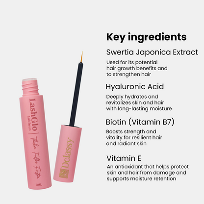 LashGlo – 100% Natural Lash Growth Serum