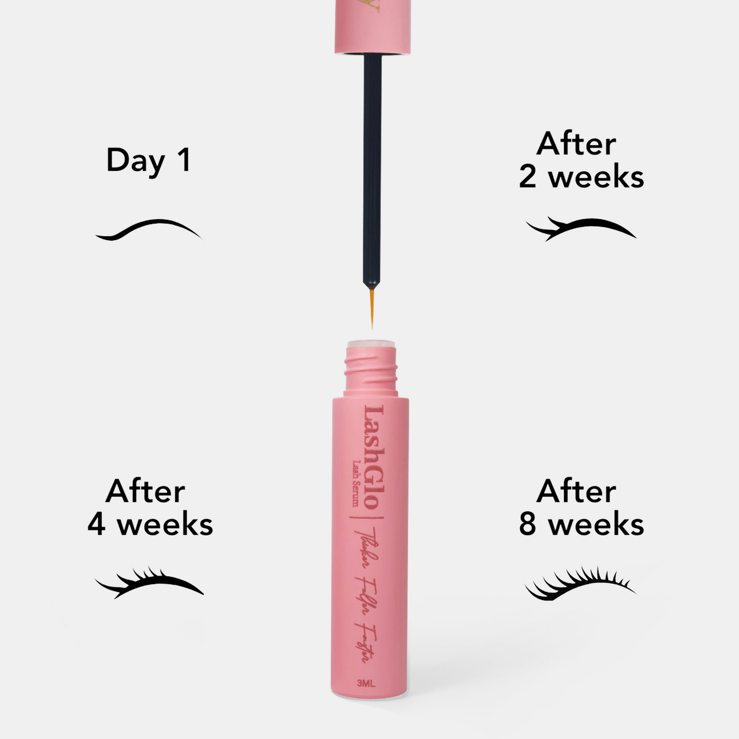 LashGlo – 100% Natural Lash Growth Serum